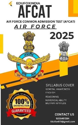 AIR FORCE COMMON ADMISSION TEST (AFCAT) SELECTION BOOK AND TEST SERIES IN JUST 320 ENLISH AND HINDI MEDIUM