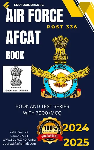 AIR FORCE AFCAT SELECTION BOOK AND TEST SERIES WITH7000+MCQ ENGLISH AND HINDI MEDIUM वायु सेना एफकैट चयन पुस्तक और टेस्ट श्रृंखला